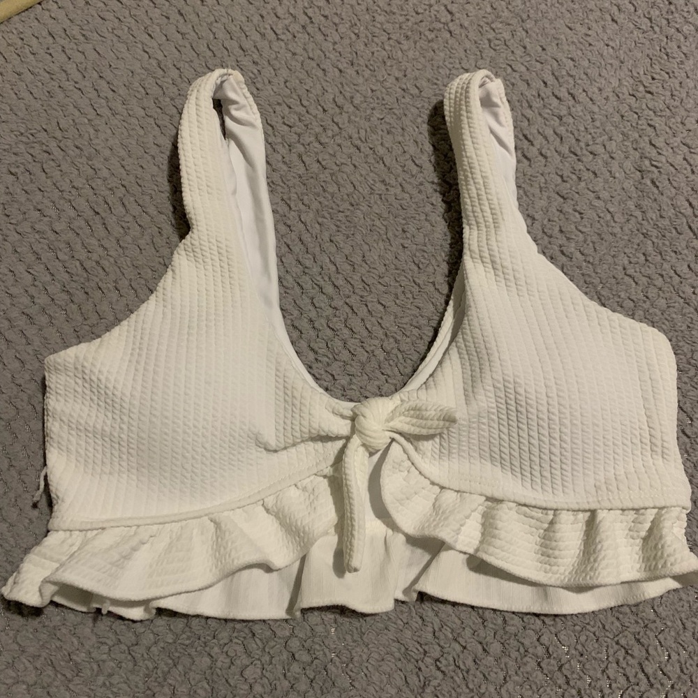 SHEIN- Women’s White Bikini Top and Bottom